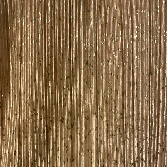 New with tags Shimmering Gold Blouse with Keyhole Neckline - Picture 4 of 7